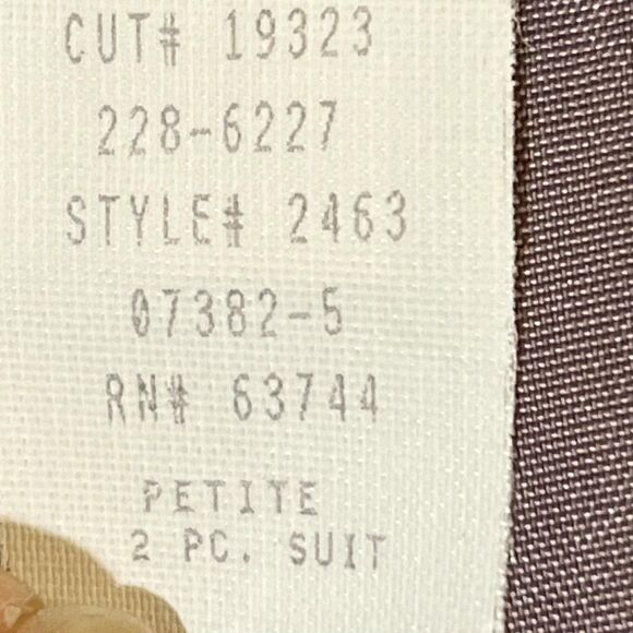 Laura Henson Skirt Suit Womens 6 Petite Gray 2 Piece Blazer Pencil Skirt Lined - Picture 9 of 14